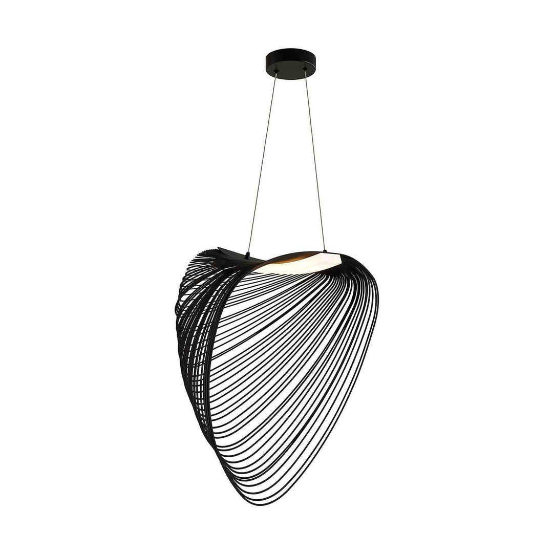 Eco LED Pendant in Matte Black Justice Designs