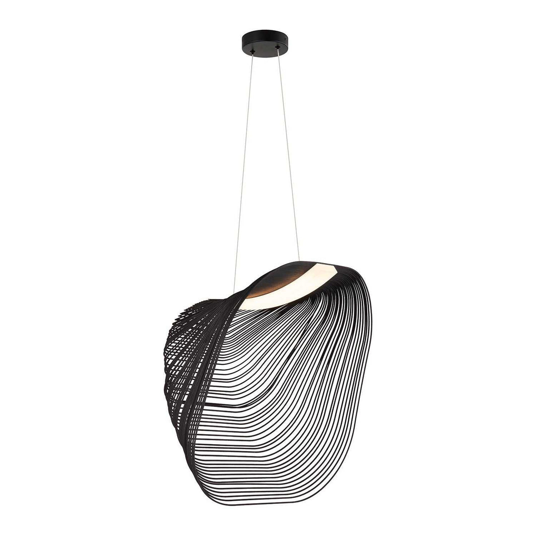 Eco LED Pendant in Matte Black Justice Designs