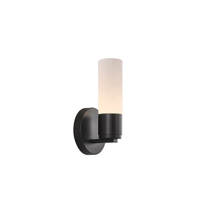 Justice Designs - FSN-8371-OPAL-MBLK - LED Wall Sconce - Fusion - Matte Black