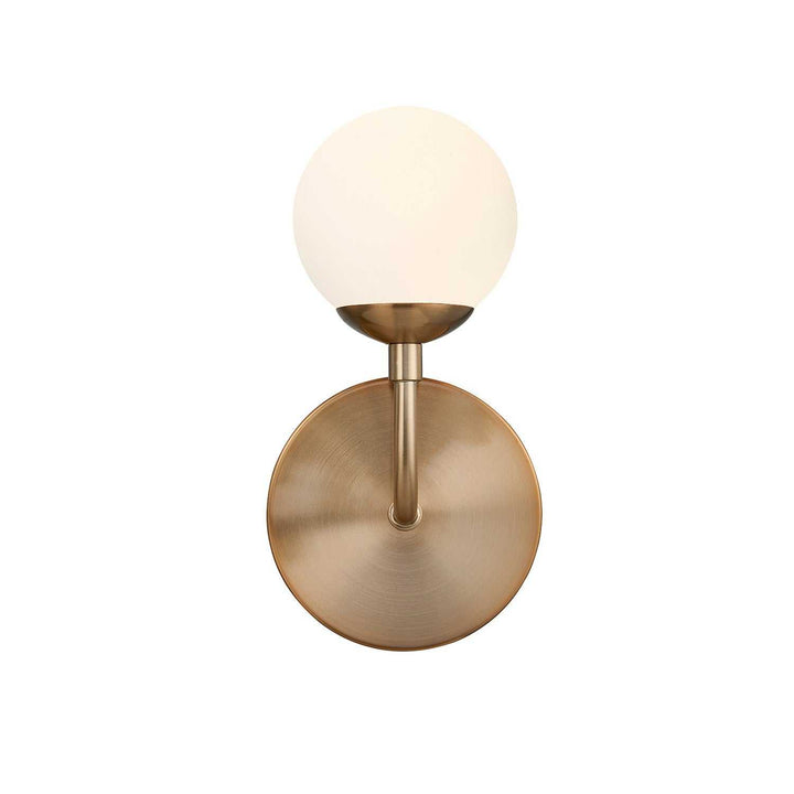 Fusion One Light Wall Sconce in Brushed Brass Justice Designs