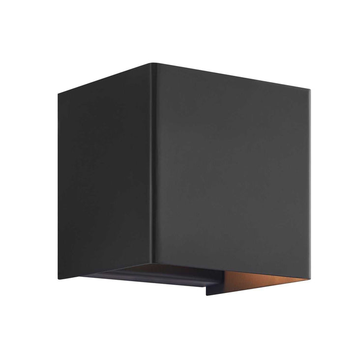 No Shade Material LED Wall Sconce in Matte Black Justice Designs