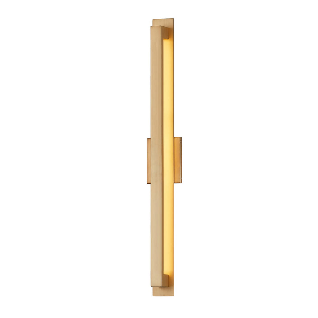 Justice Designs - NSH-7726W-BGLD - LED Outdoor Wall Sconce - No Shade Material - Burnished Gold