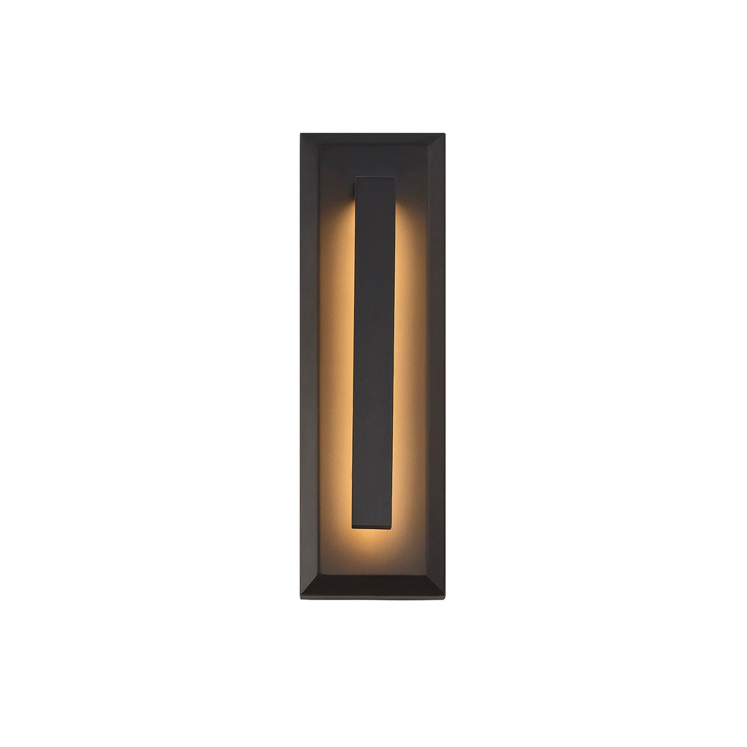 Justice Designs - NSH-7743W-MBLK - LED Outdoor Wall Sconce - No Shade Material - Matte Black