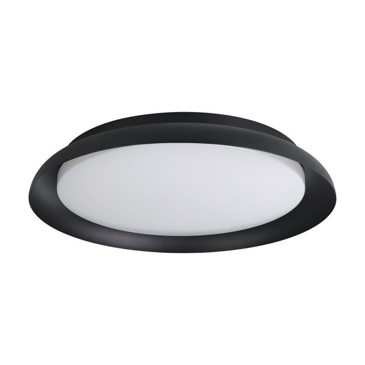 Sebio LED Flush Mount in Black Eglo Canada