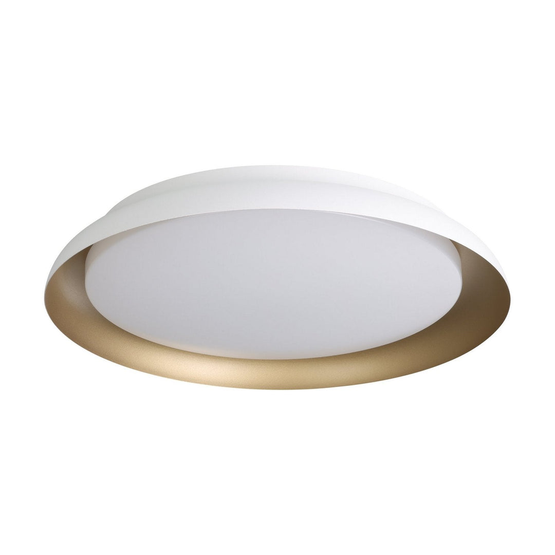 Sebio LED Flush Mount in White, Gold Eglo Canada
