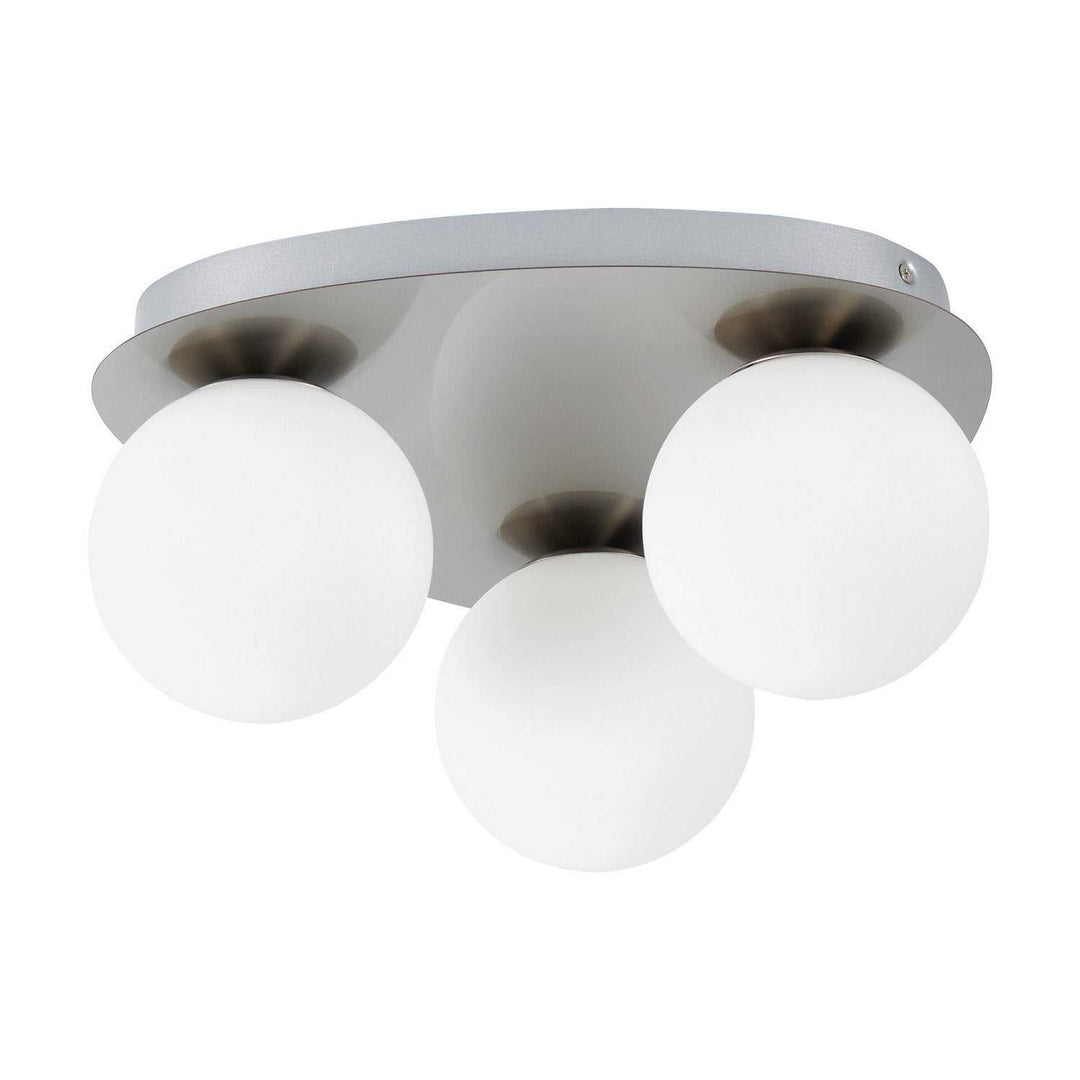 Castrovido LED Flush Mount in Brushed Nickel Eglo Canada
