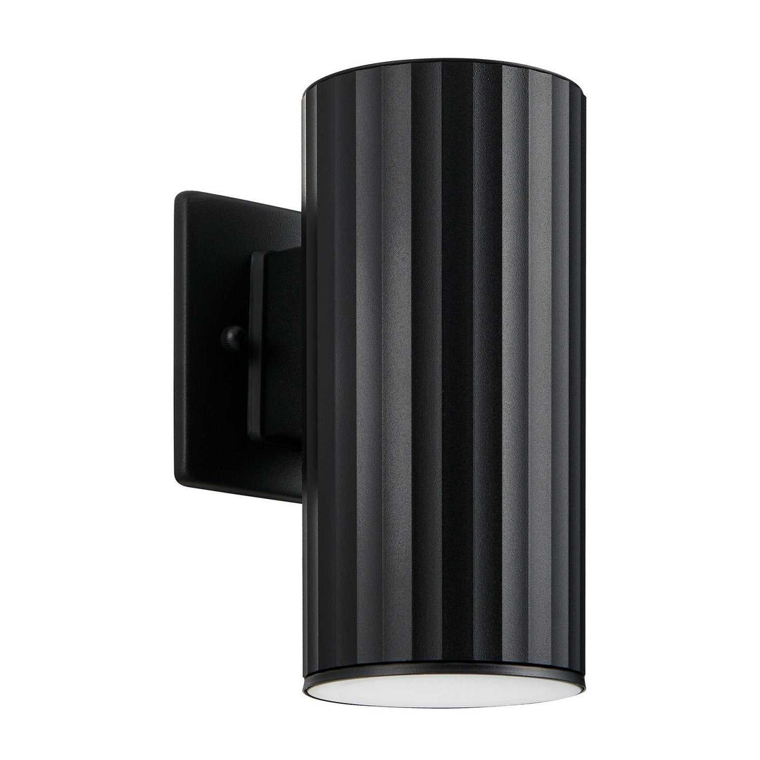 Portillo One Light Exterior Wall Sconce in Black Eglo Canada