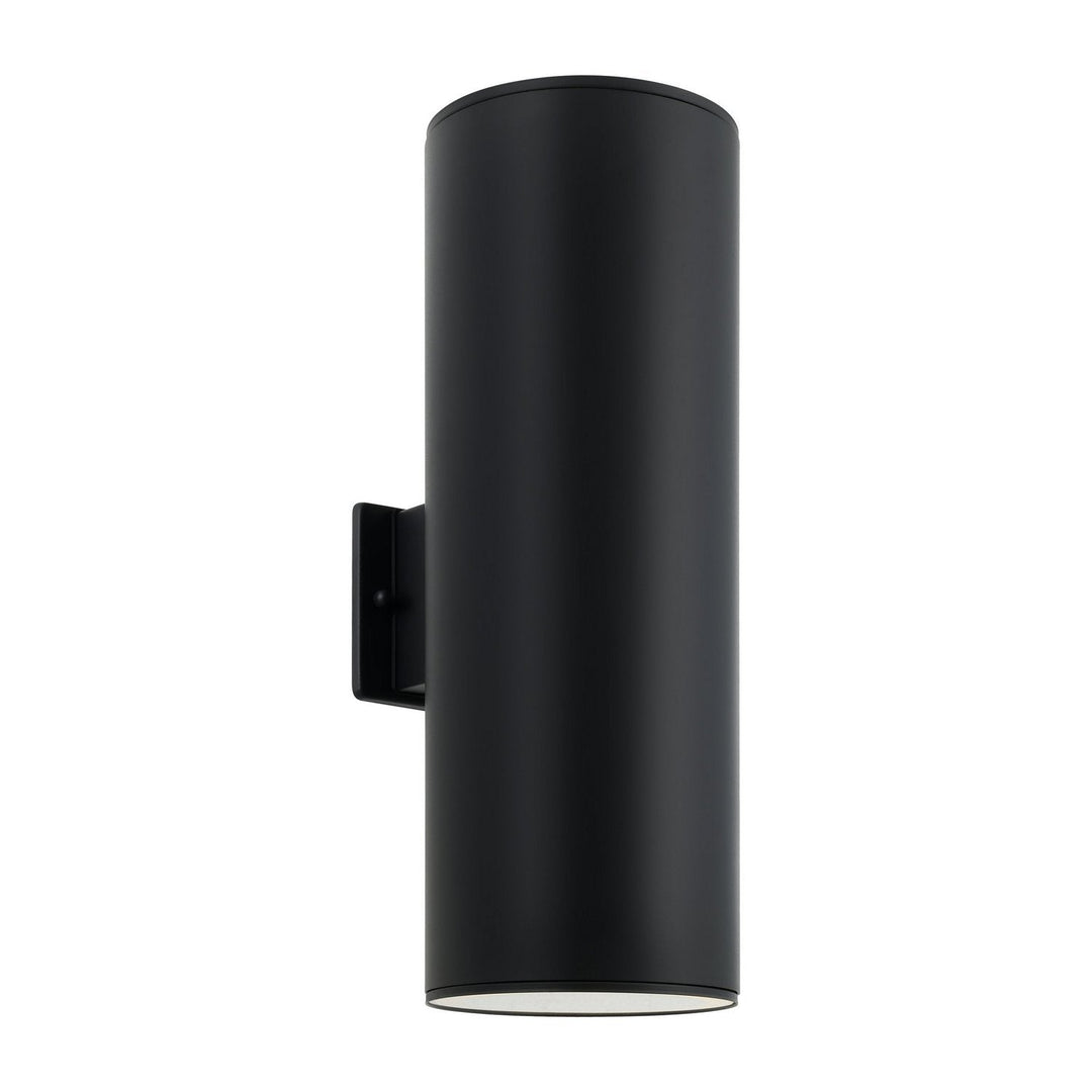Ascoli Two Light Exterior Wall Sconce in Black Eglo Canada