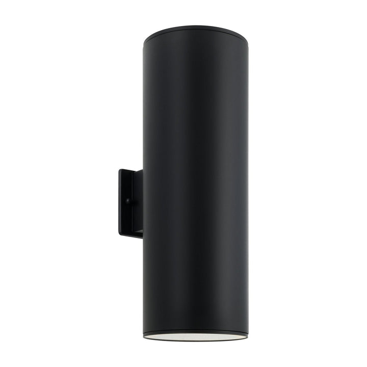 Ascoli Two Light Exterior Wall Sconce in Black Eglo Canada