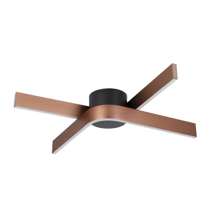 Folcino LED Flush Mount in Bronze, Black Eglo Canada