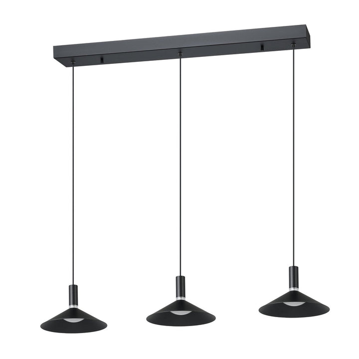 Conomavilla LED Pendant in Black Eglo Canada