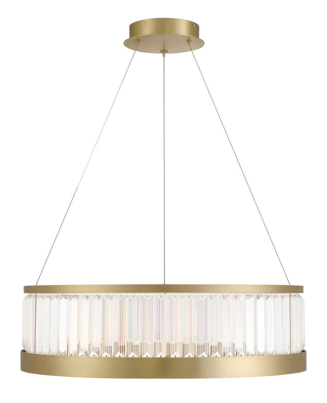 Empra LED Chandelier in Gold Eurofase Canada