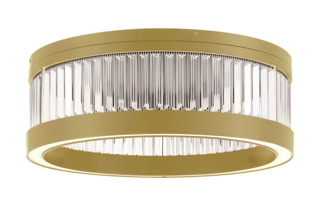 Empra LED Flush Mount in Gold Eurofase Canada