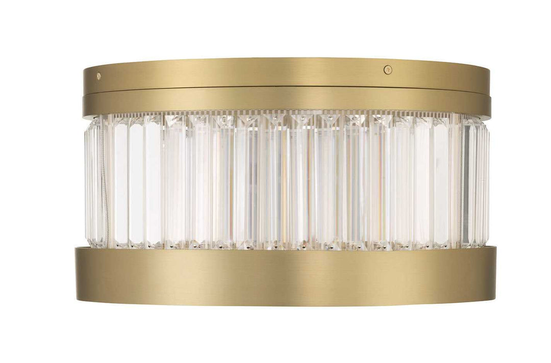 Empra LED Flush Mount in Gold Eurofase Canada