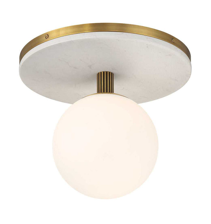 Carnagie LED Flush Mount in Antique Brass Eurofase Canada