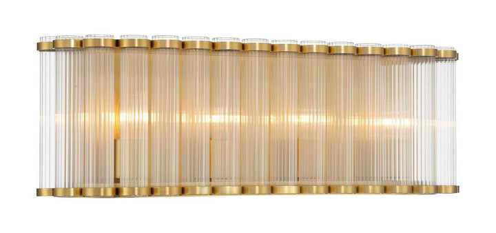 Glasbury Four Light Vanity in Gold Eurofase Canada