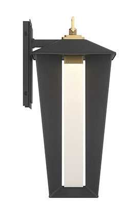 Andson LED Wall Sconce in Brass-Sand Black Mix Eurofase Canada