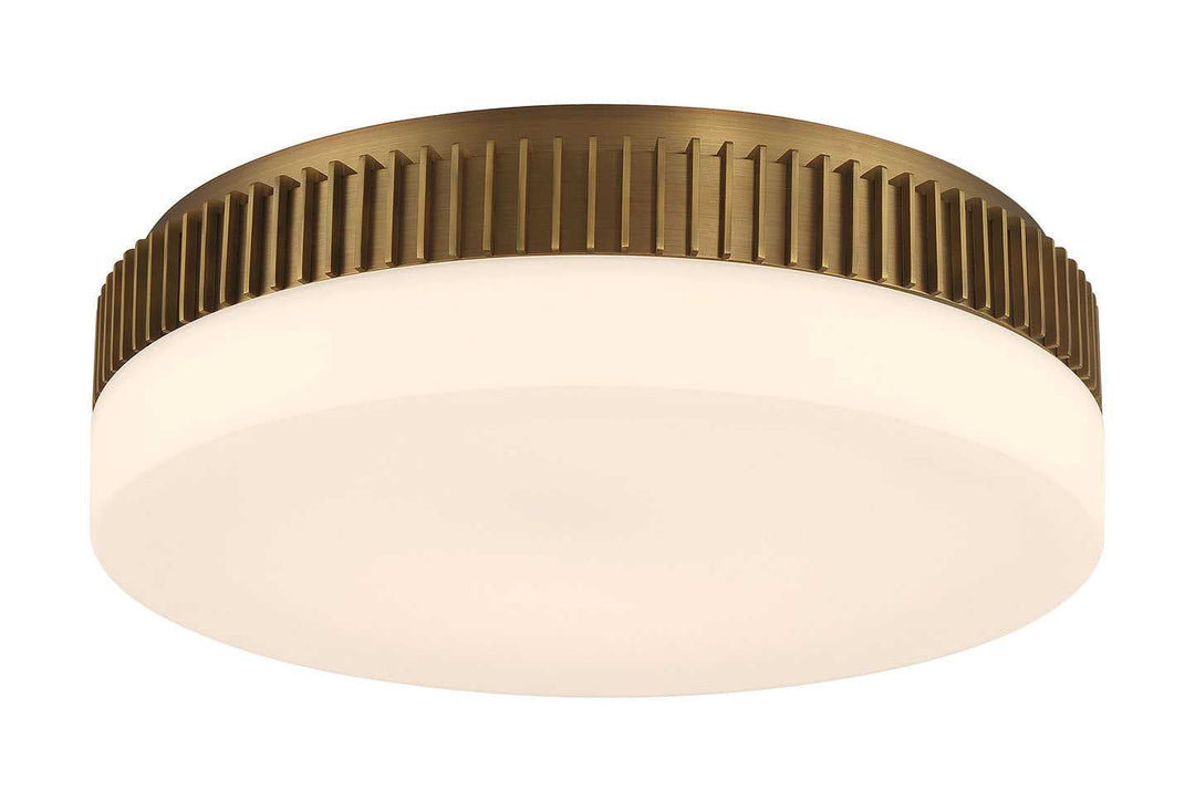 Purgos LED Flush Mount in Antique Brass Eurofase Canada