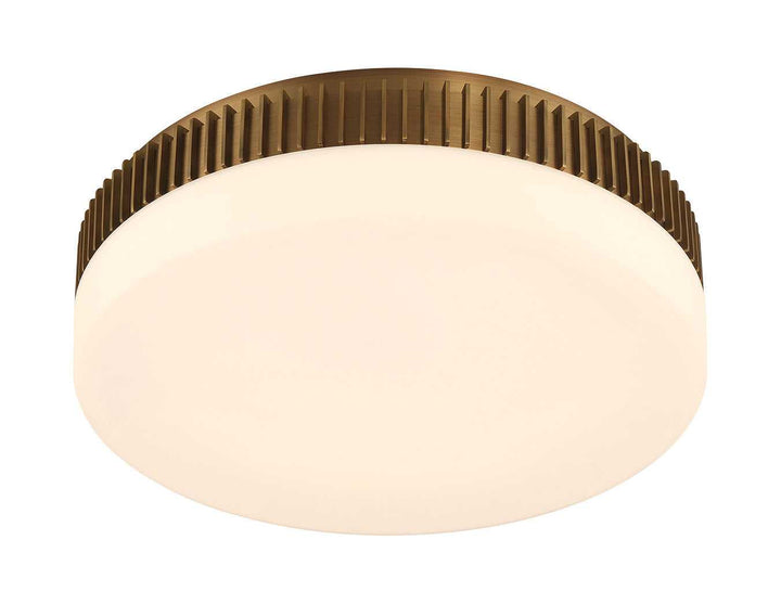 Purgos LED Flush Mount in Antique Brass Eurofase Canada