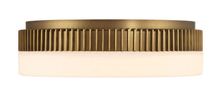 Purgos LED Flush Mount in Antique Brass Eurofase Canada
