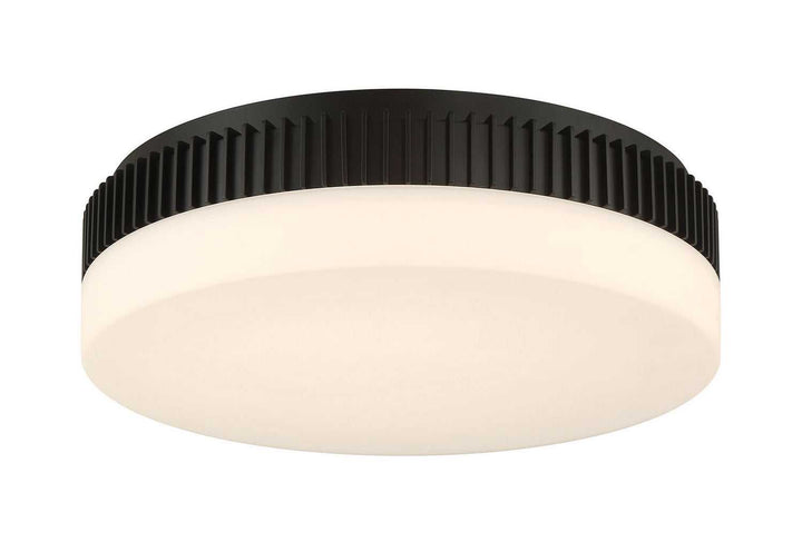 Purgos LED Flush Mount in Matte Black Eurofase Canada