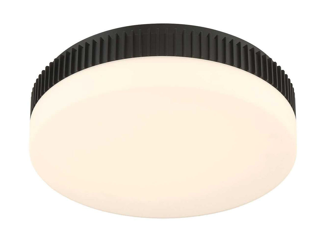 Purgos LED Flush Mount in Matte Black Eurofase Canada