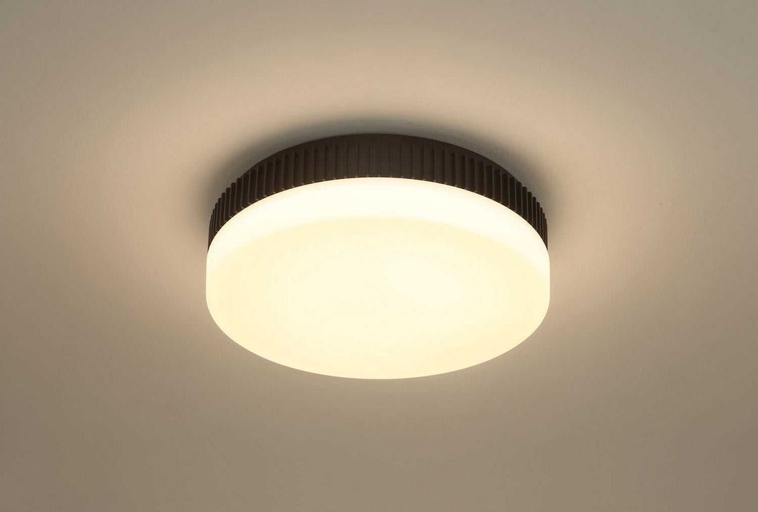 Purgos LED Flush Mount in Matte Black Eurofase Canada