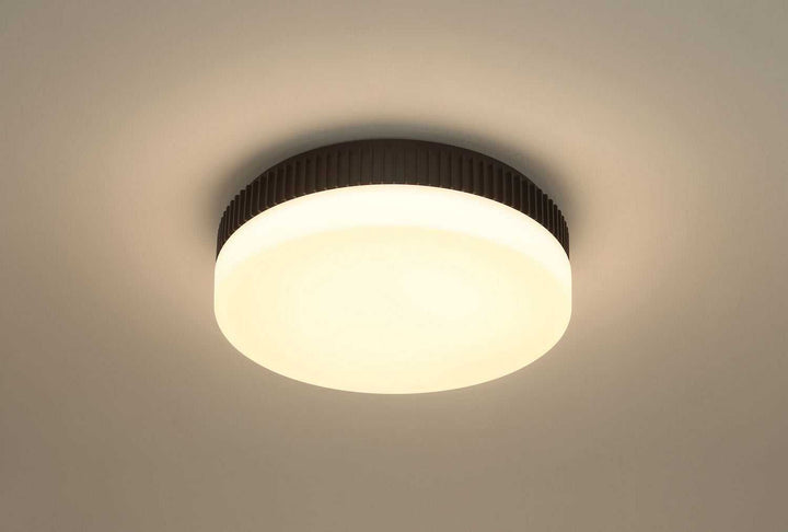 Purgos LED Flush Mount in Matte Black Eurofase Canada