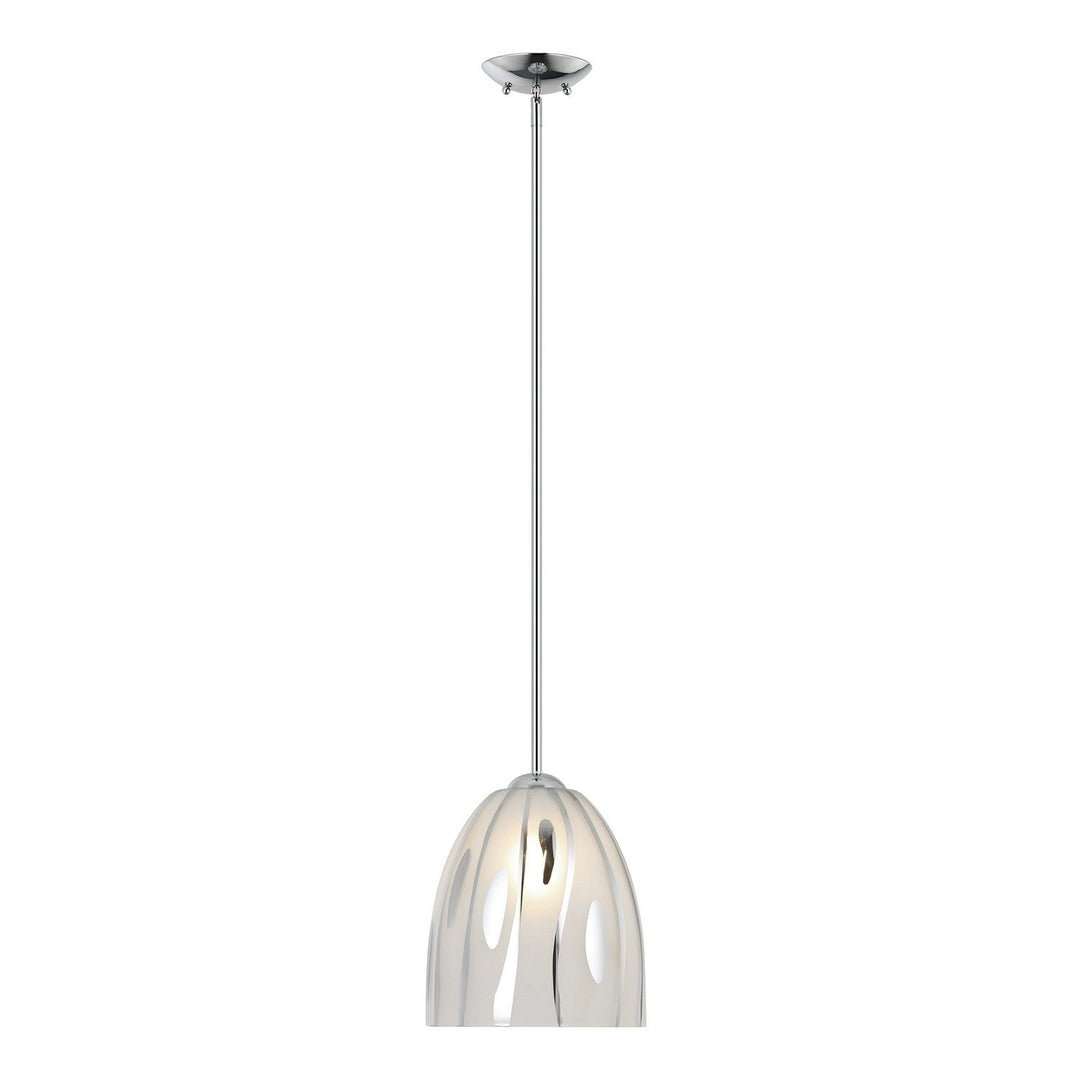 Chroman Empire One Light Pendant in Chrome Varaluz