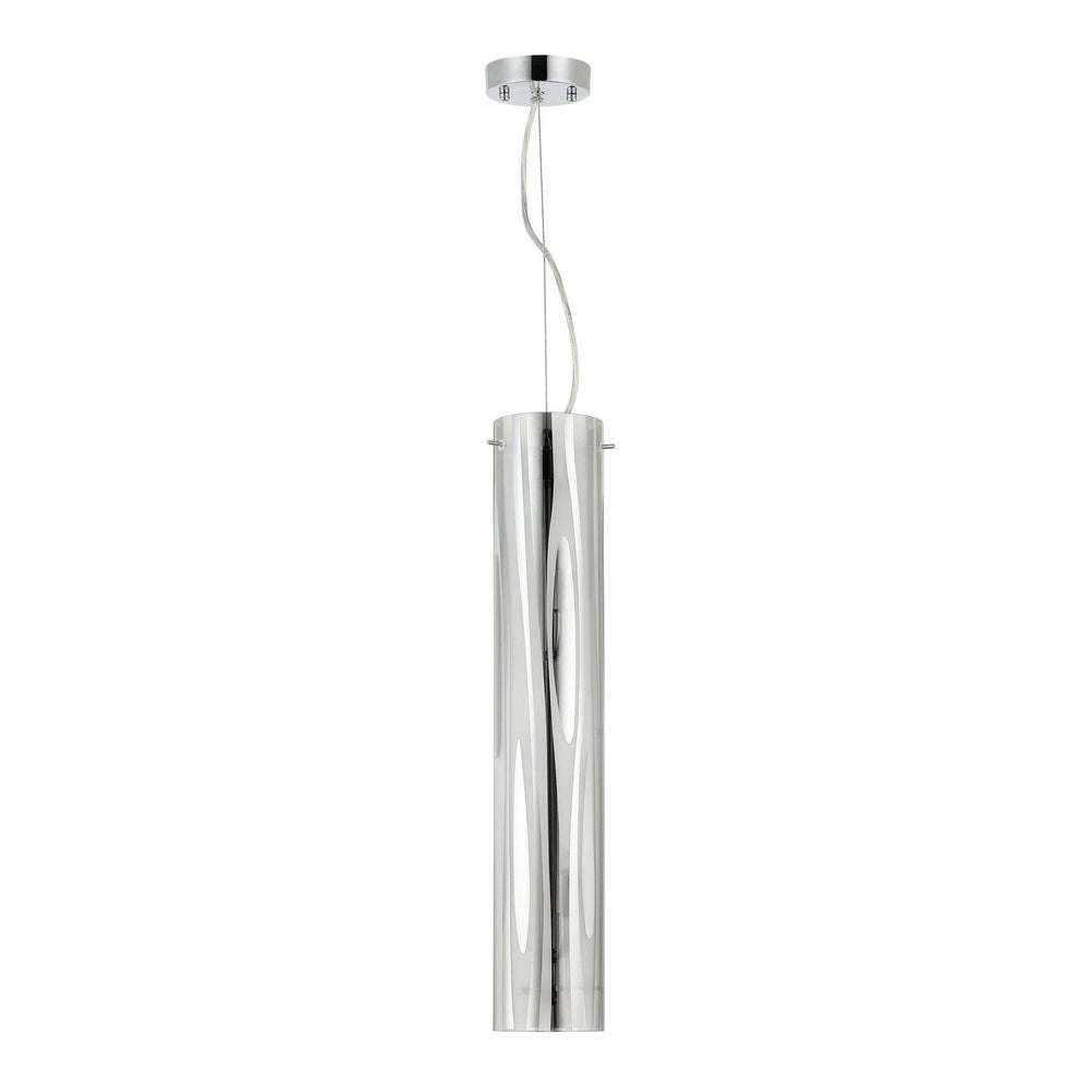 Chroman Empire Three Light Pendant in Chrome Varaluz