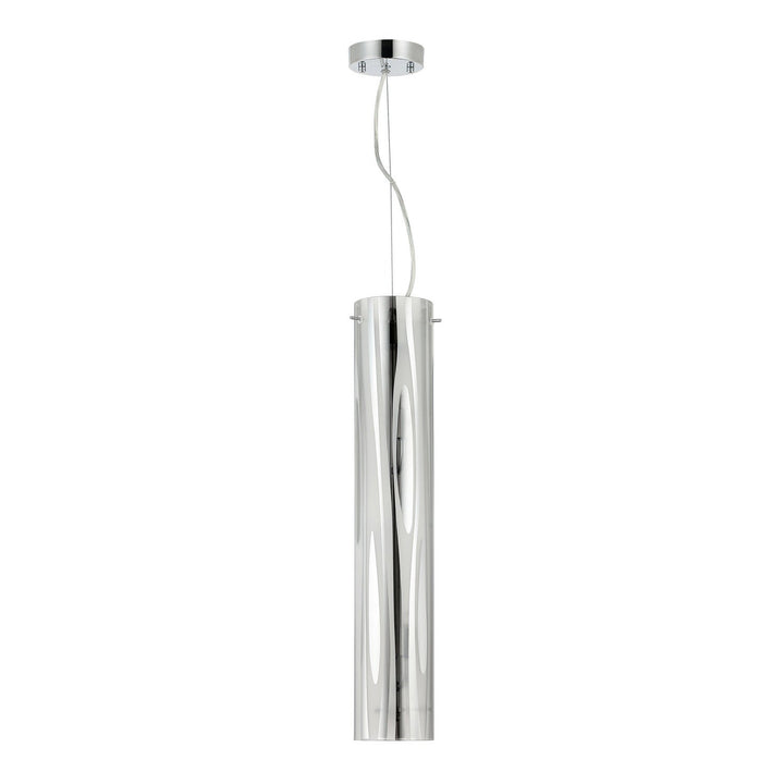 Chroman Empire Three Light Pendant in Chrome Varaluz