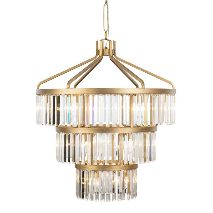 Social Club 15 Light Pendant in Havana Gold Varaluz