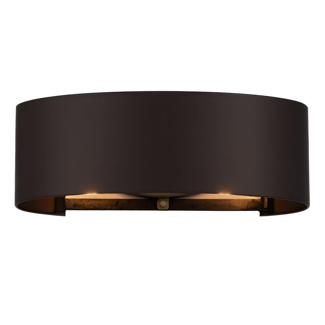 Cannery Two Light Bath in Dark Bronze / French Gold Varaluz