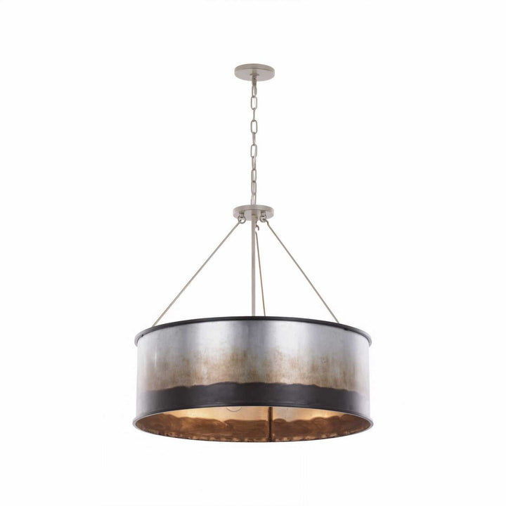 Cannery Five Light Pendant in Ombre Galvanized Varaluz