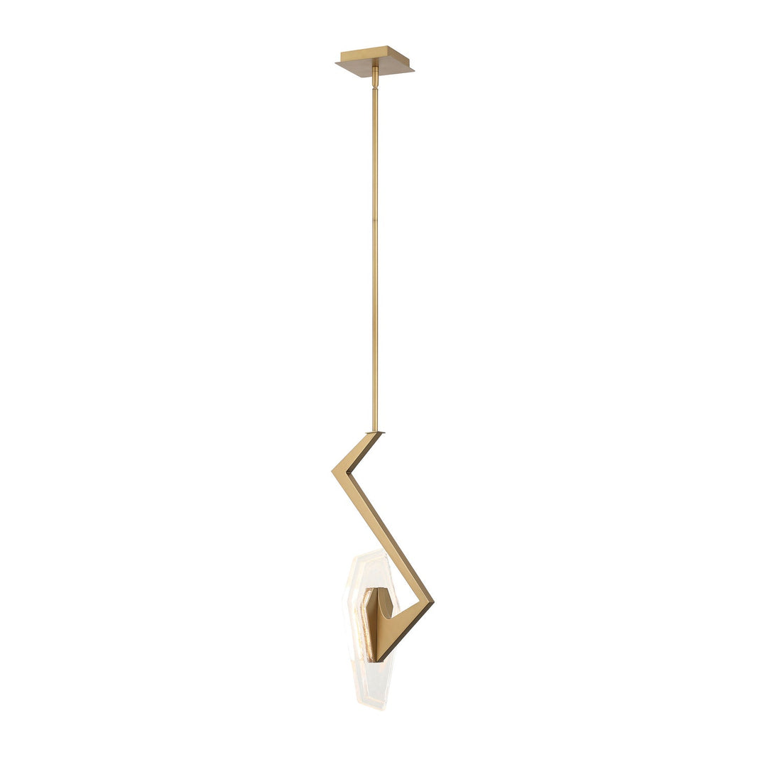 Down the Wrong Path LED Pendant in Brass Kisser Varaluz
