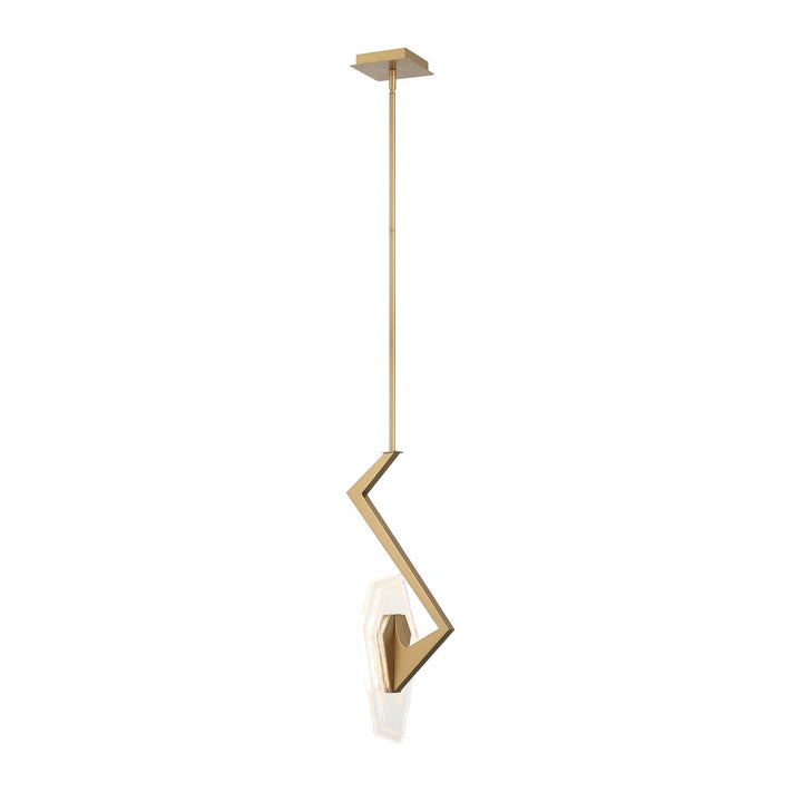 Down the Wrong Path LED Pendant in Brass Kisser Varaluz