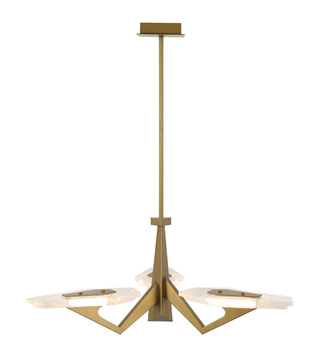 Down the Wrong Path LED Pendant in Brass Kisser Varaluz
