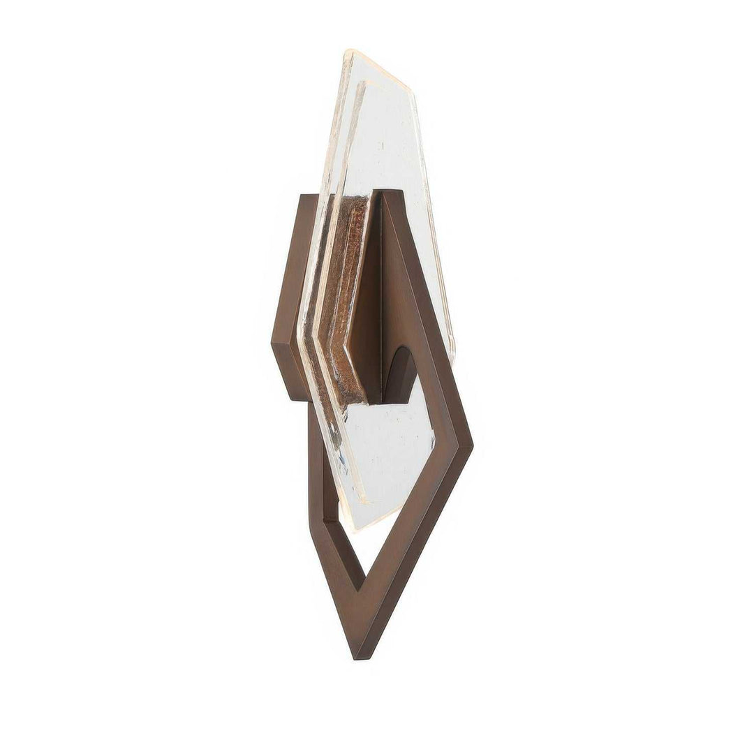 Down the Wrong Path LED Wall Sconce in Brontourage Varaluz