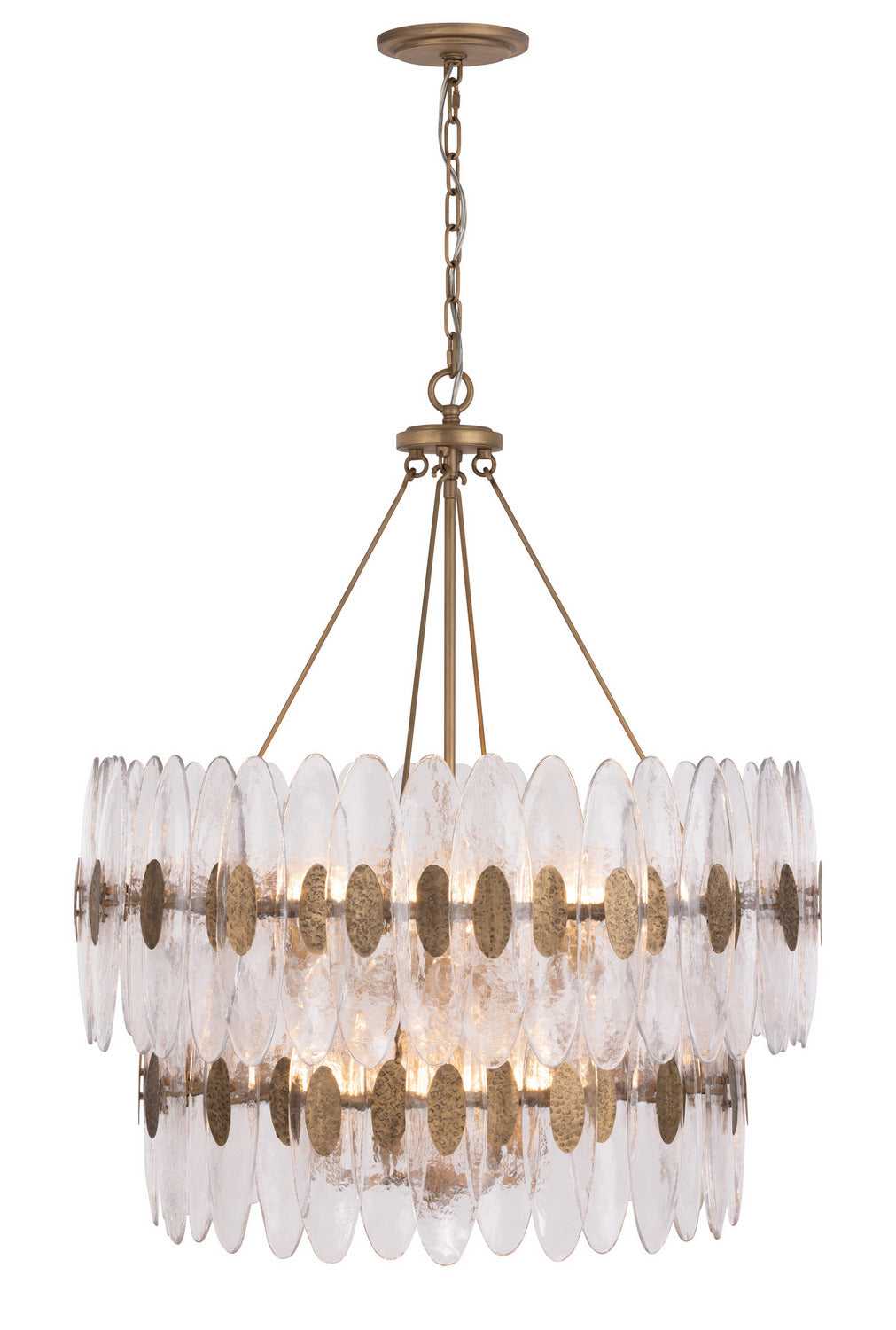 Aurora 14 Light Pendant in Havana Gold Varaluz