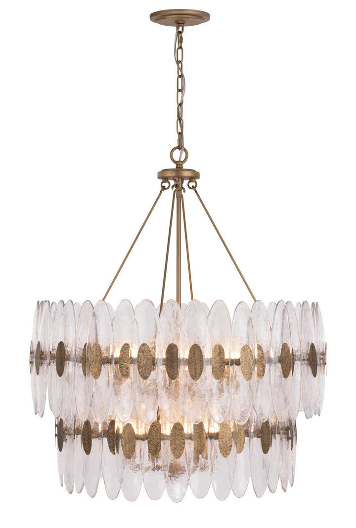 Aurora 14 Light Pendant in Havana Gold Varaluz