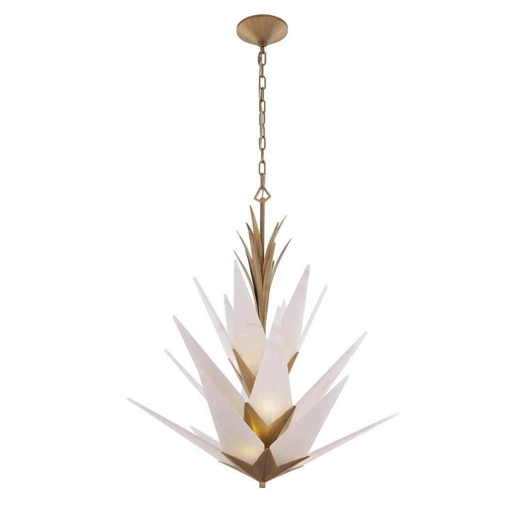 Mojave Nine Light Pendant in Havana Gold Varaluz