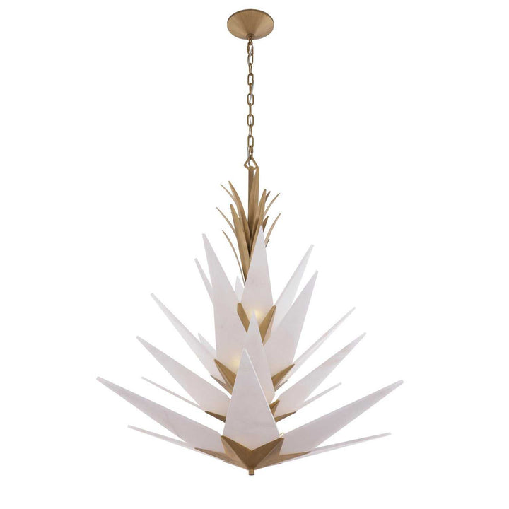 Mojave 12 Light Pendant in Havana Gold Varaluz