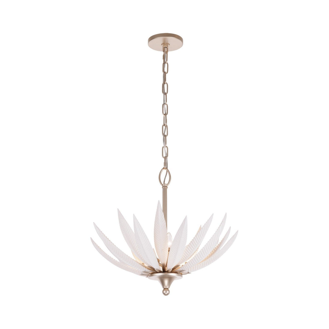 Zanara Three Light Pendant in Gold Dust Varaluz