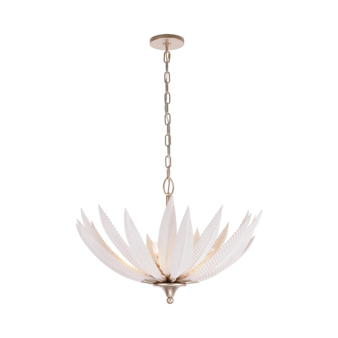 Zanara Six Light Pendant in Gold Dust Varaluz