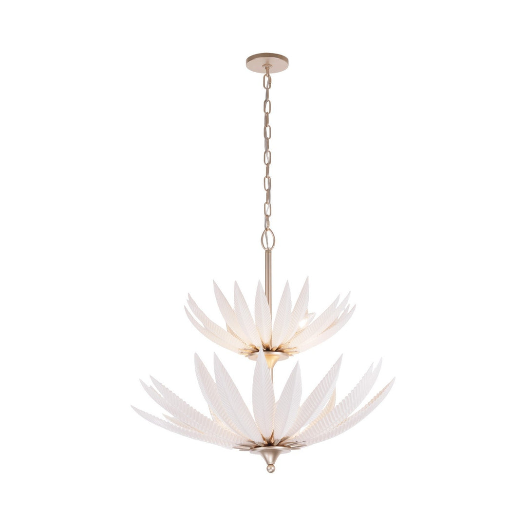 Zanara Nine Light Pendant in Gold Dust Varaluz