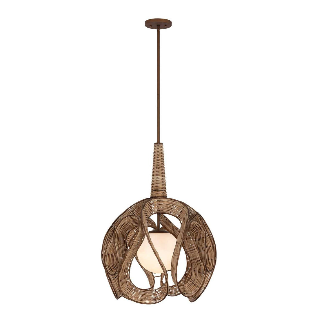 Swaylo One Light Pendant in Hammered Ore Varaluz