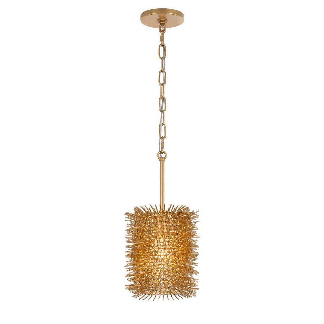 Urchin One Light Pendant in Gold Varaluz