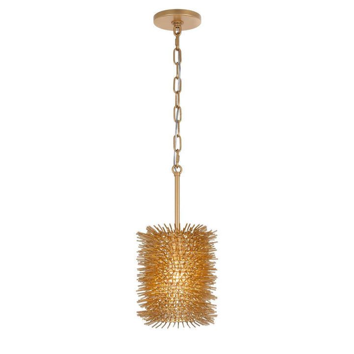 Urchin One Light Pendant in Gold Varaluz