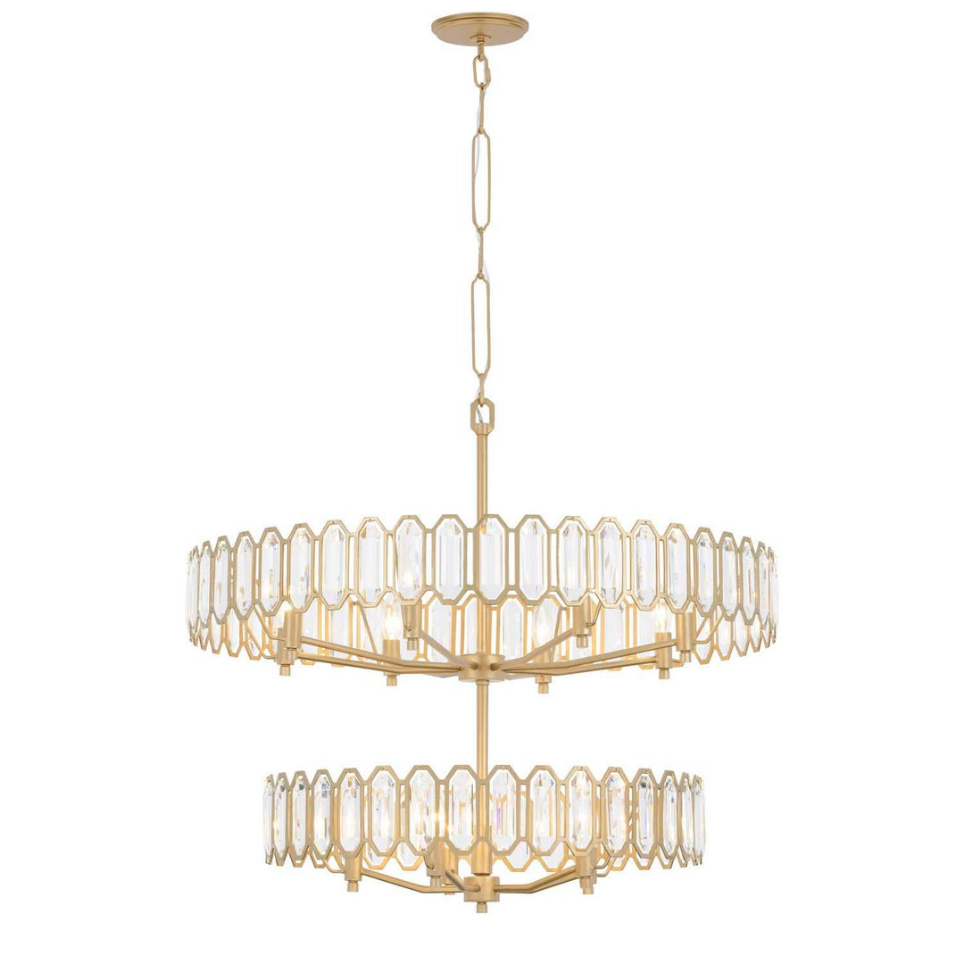 Drama Club 13 Light Pendant in Brass Kisser Varaluz