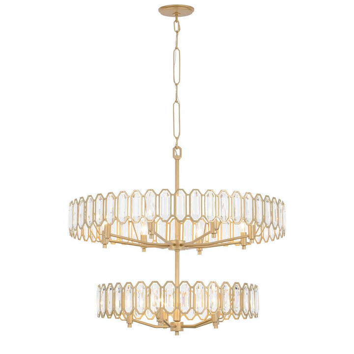 Drama Club 13 Light Pendant in Brass Kisser Varaluz